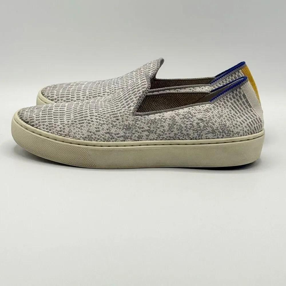 Rothy’s The Original Slip On Sneakers in Opal Python - Kids US 5